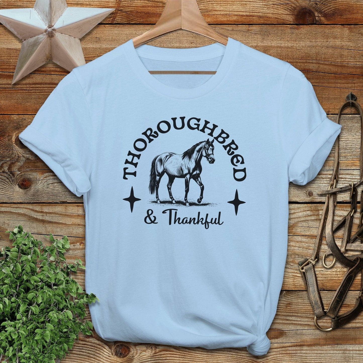 Thoroughbred and Thankful Softstyle Tee