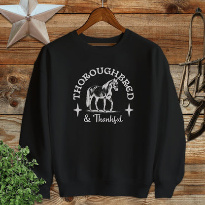Thoroughbred and Thankful Sweatshirt
