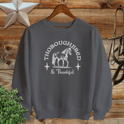 Thoroughbred and Thankful Sweatshirt
