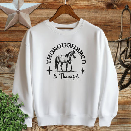 Thoroughbred and Thankful Sweatshirt