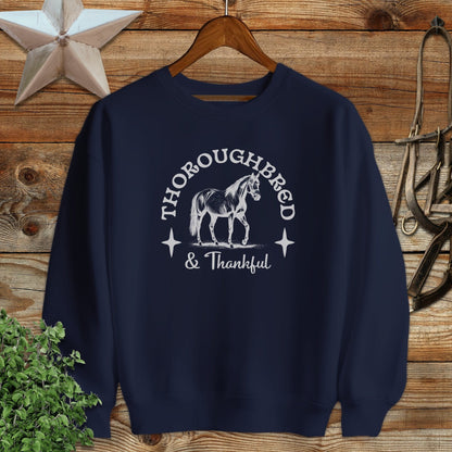 Thoroughbred and Thankful Sweatshirt