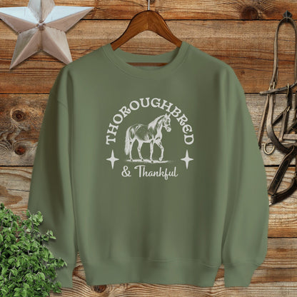 Thoroughbred and Thankful Sweatshirt