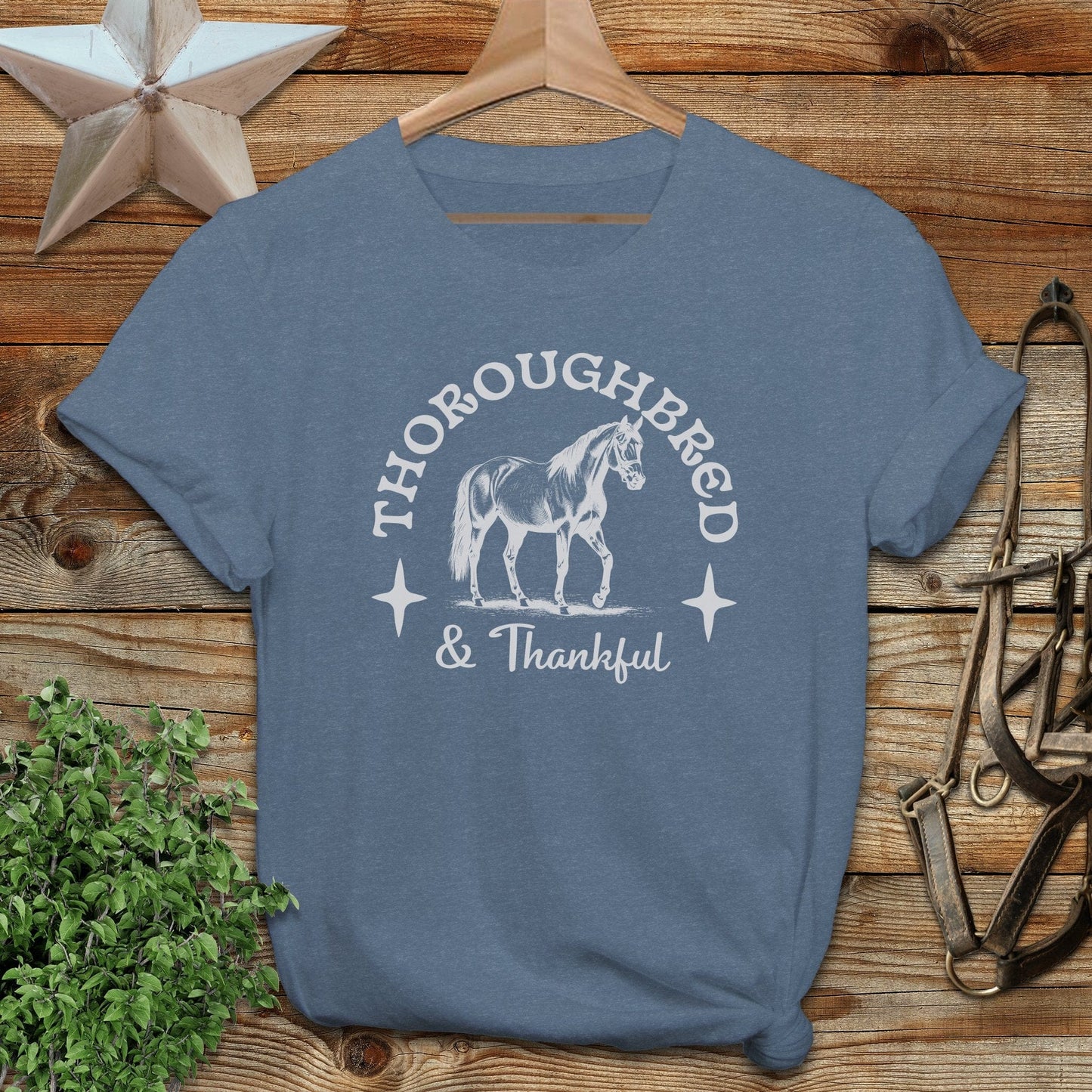 Thoroughbred and Thankful T-shirt