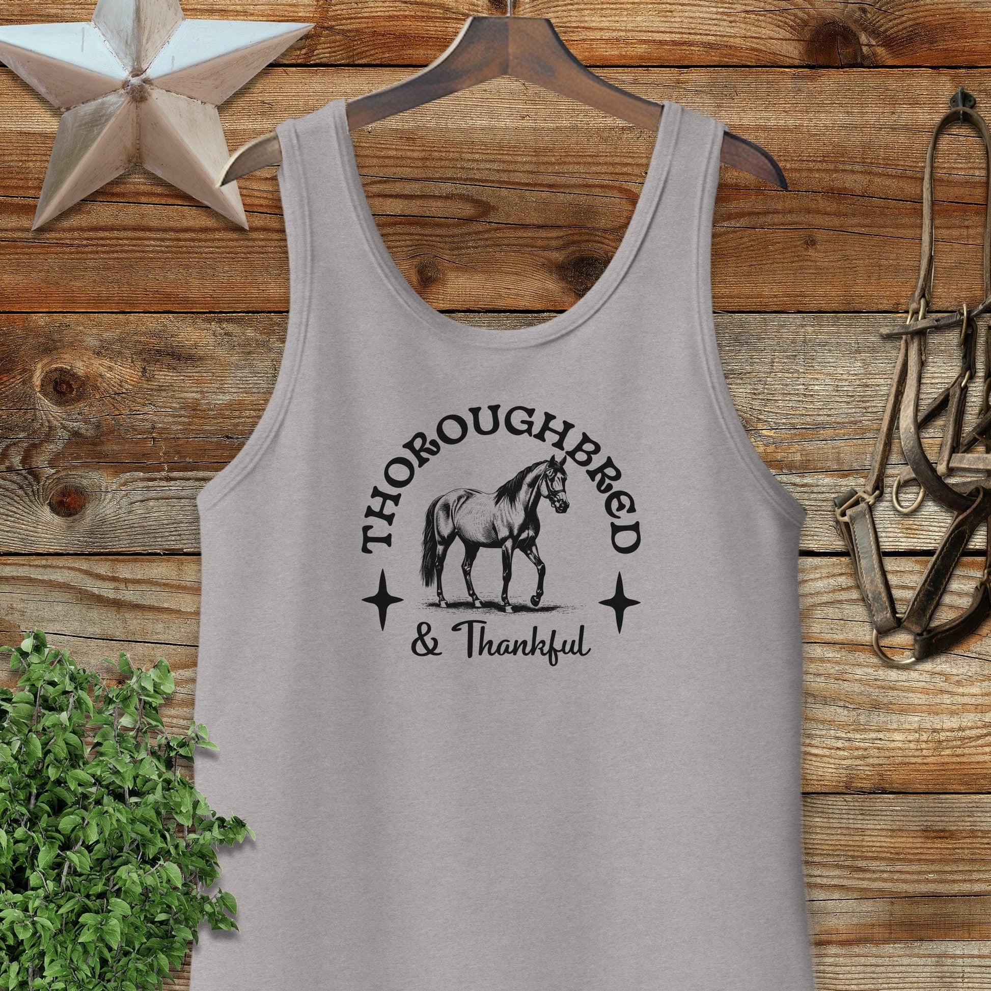 Thoroughbred and Thankful Tank Top