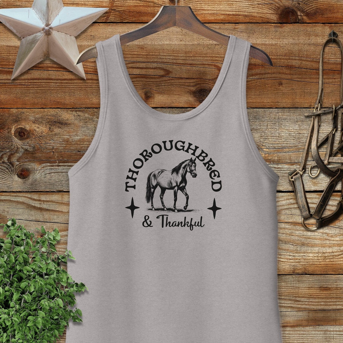 Thoroughbred and Thankful Tank Top