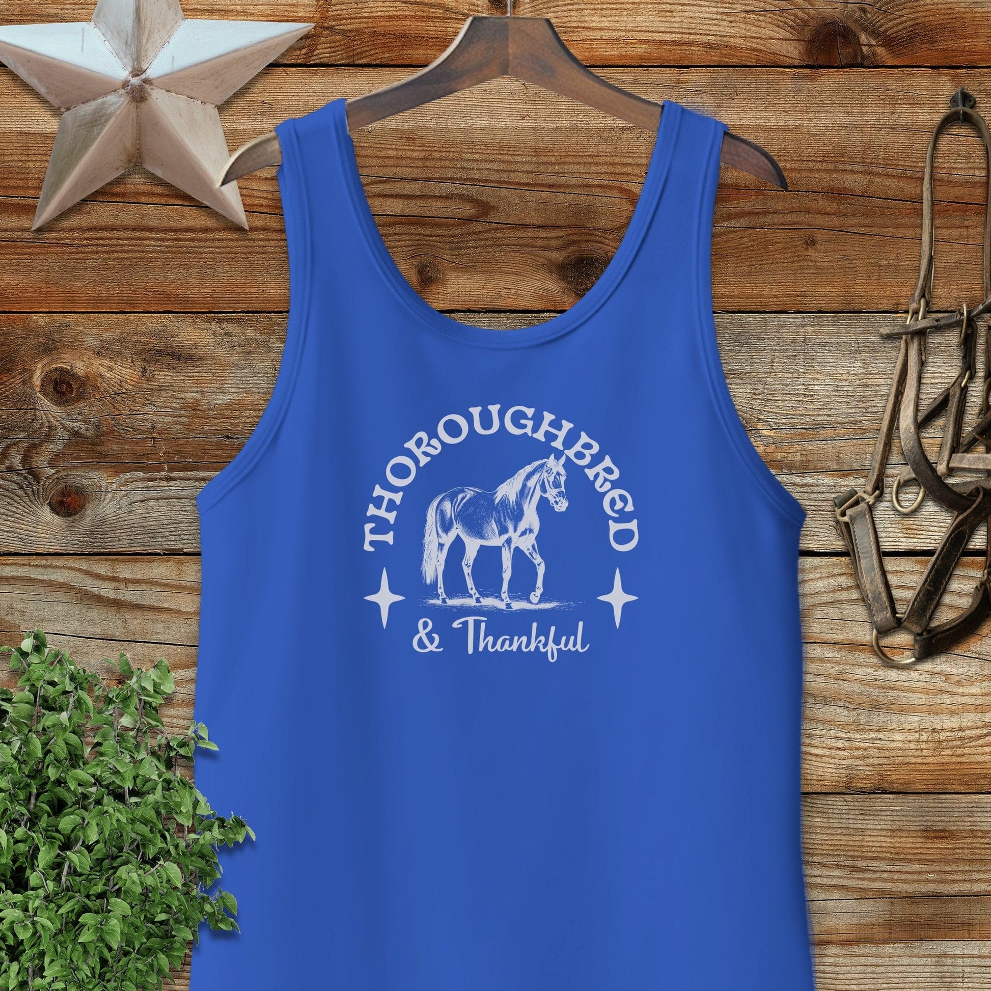 Thoroughbred and Thankful Tank Top