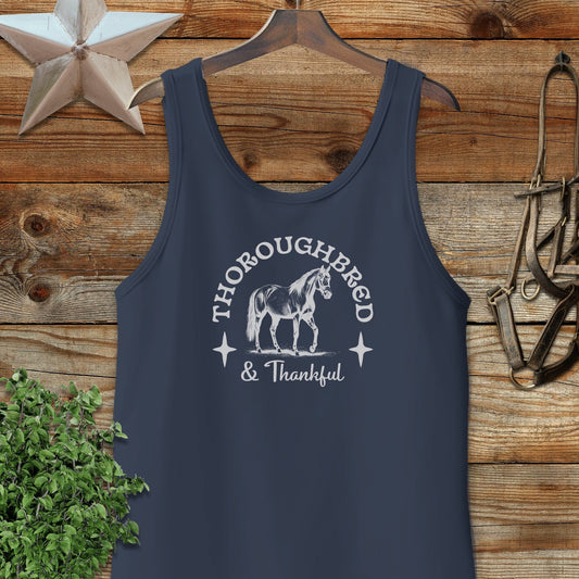 Thoroughbred and Thankful Tank Top