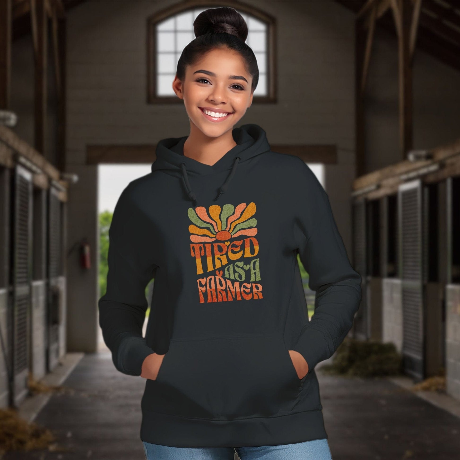 Tired As A Farmer Hoodie