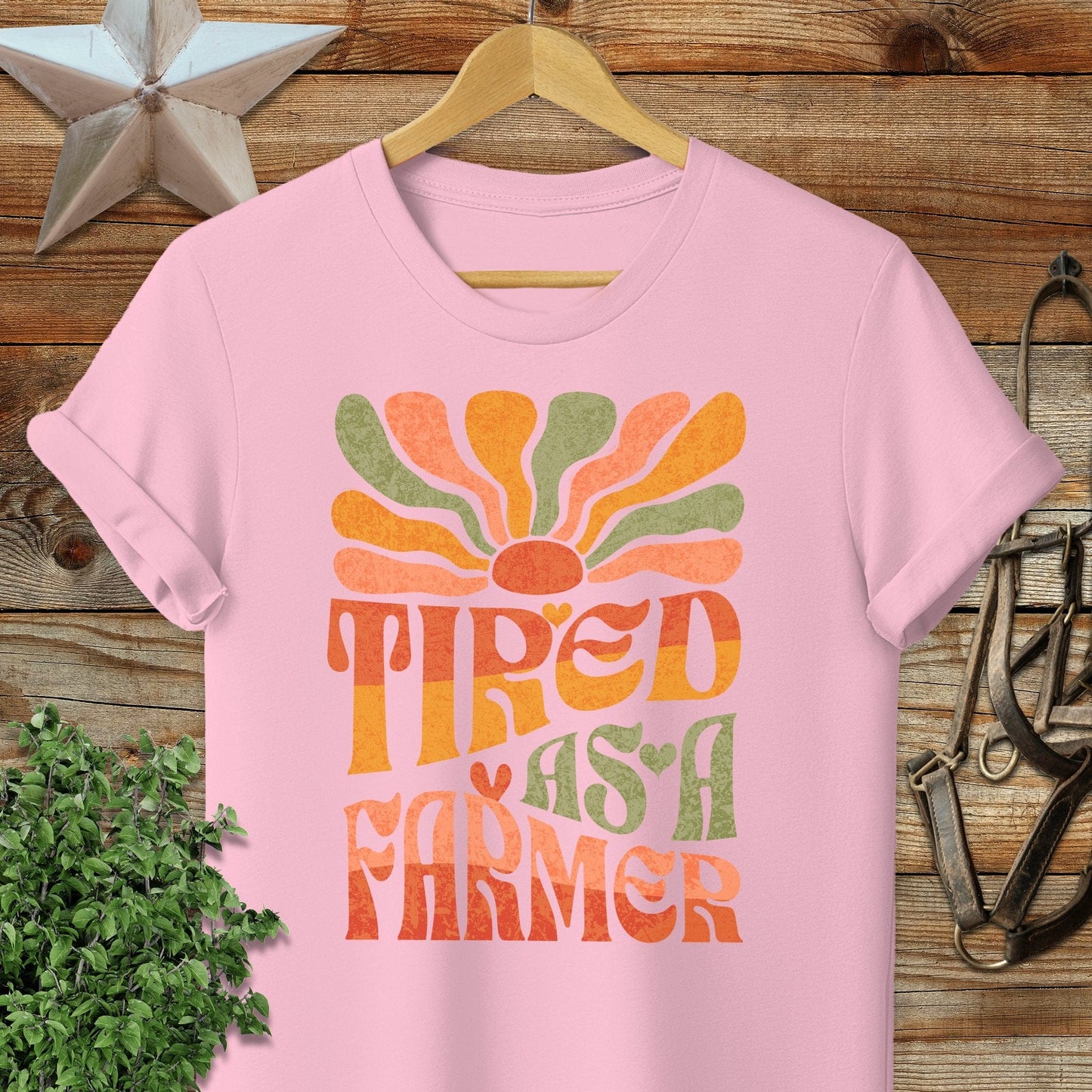 Tired As A Farmer Softstyle Tee