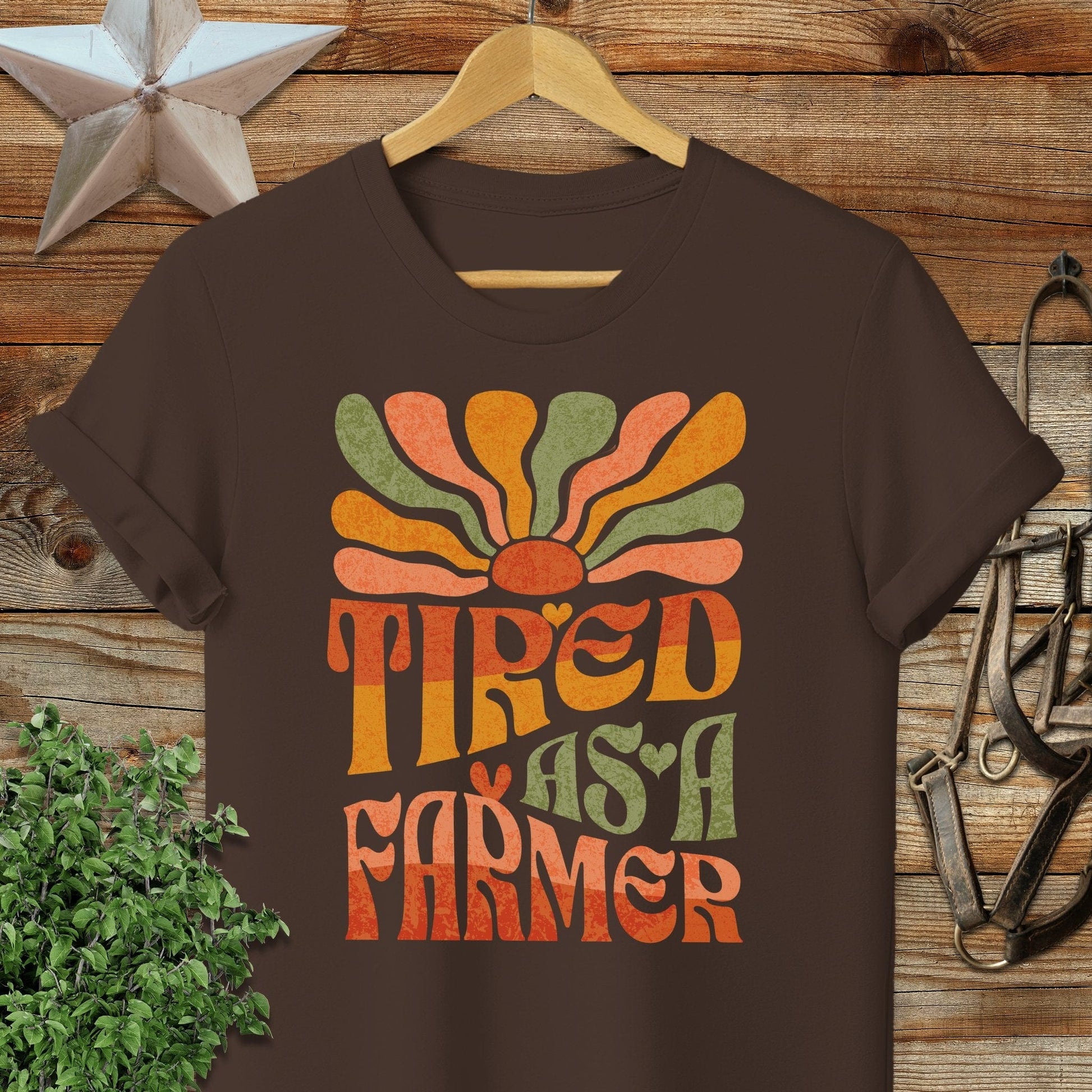 Tired As A Farmer Softstyle Tee