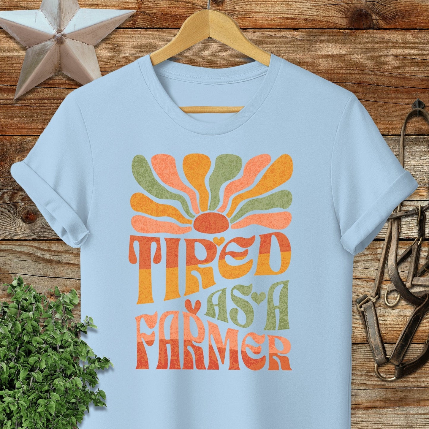 Tired As A Farmer Softstyle Tee