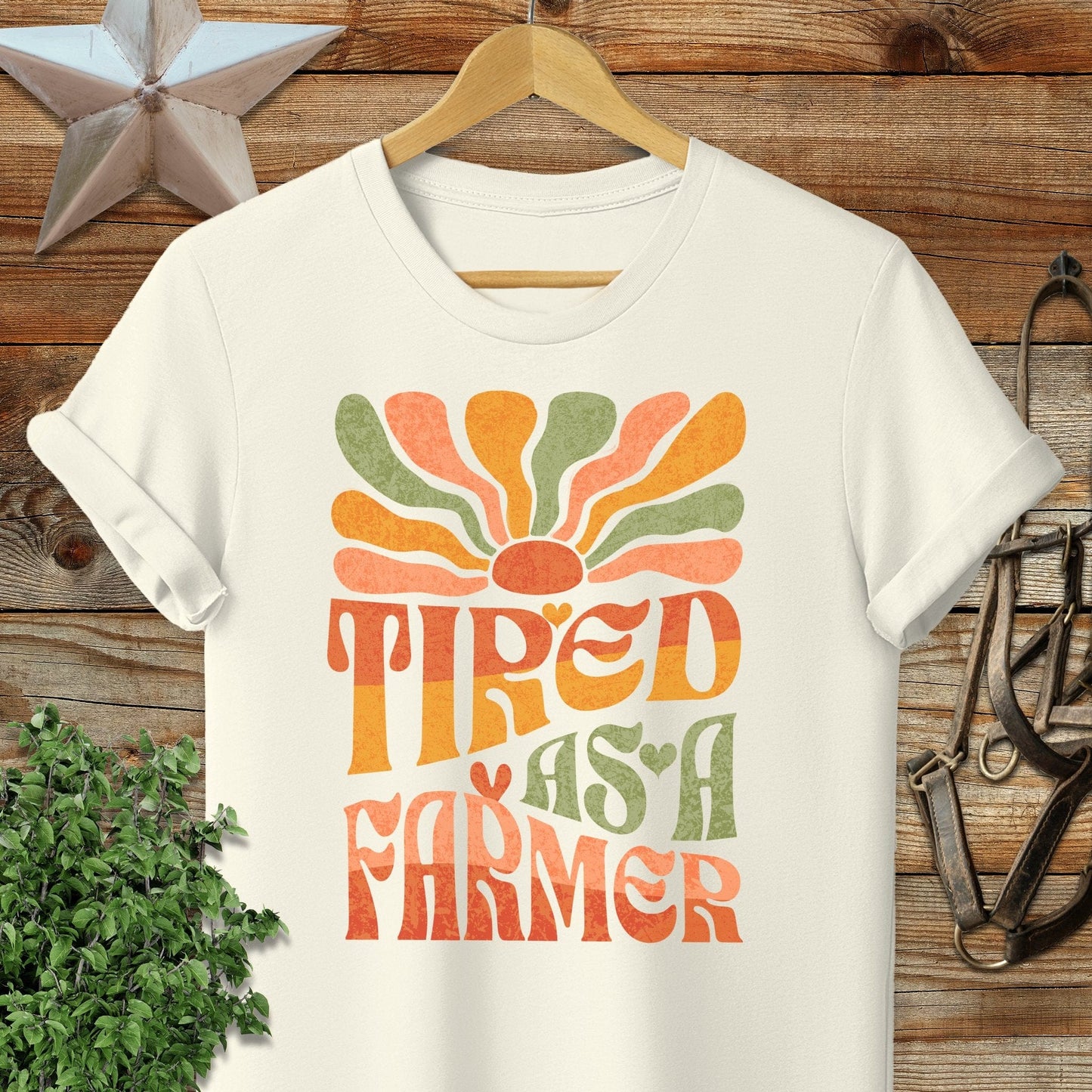 Tired As A Farmer Softstyle Tee