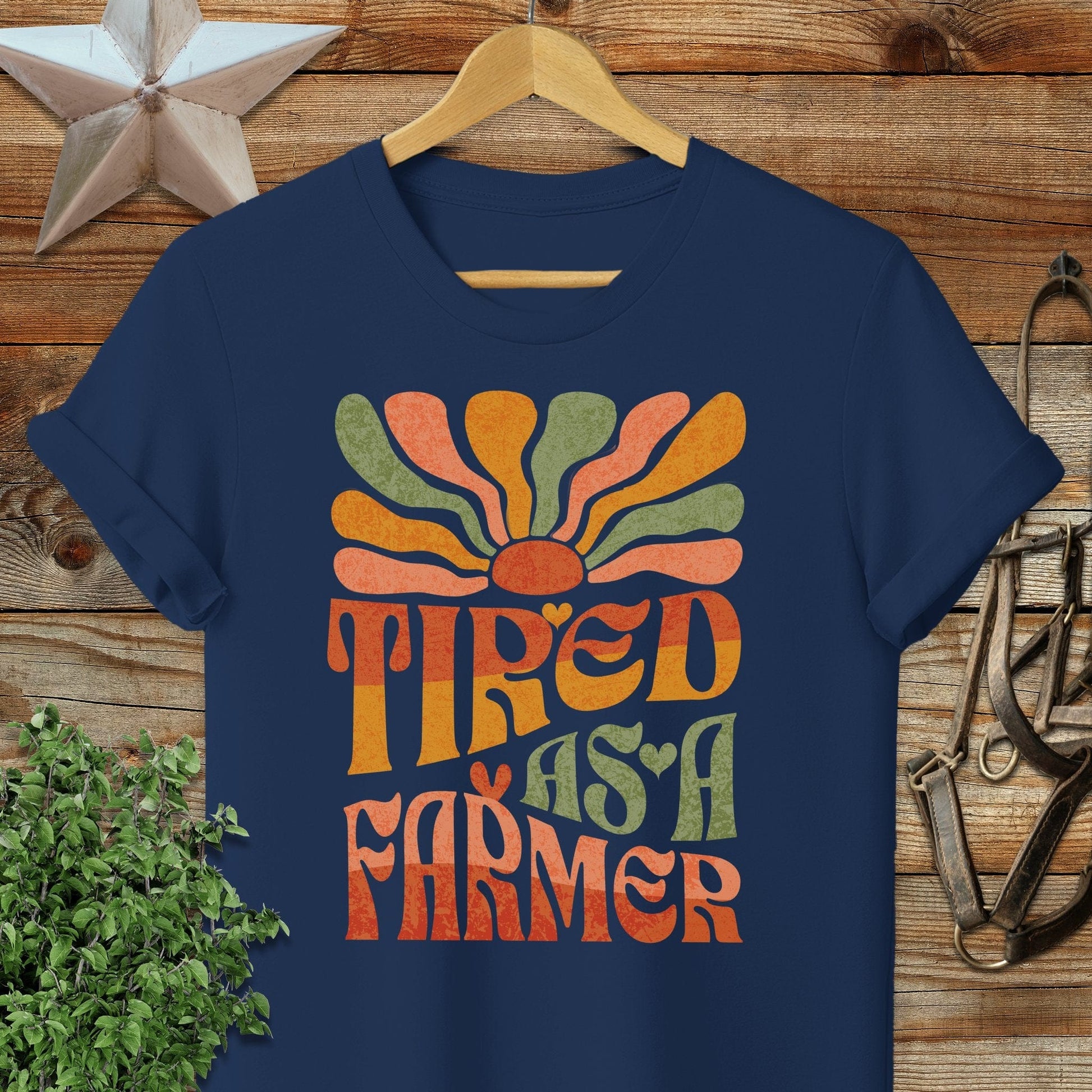 Tired As A Farmer Softstyle Tee
