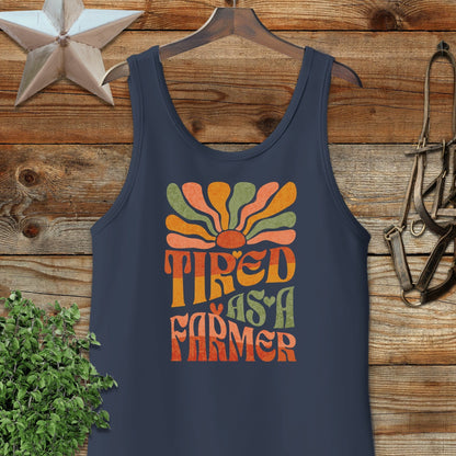 Tired As A Farmer Tank Top
