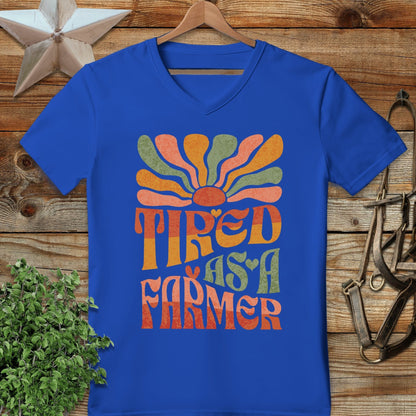 Tired As A Farmer V-neck