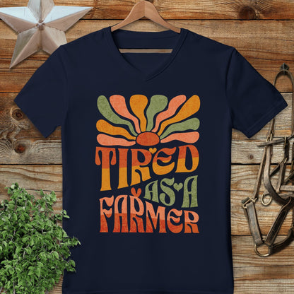 Tired As A Farmer V-neck