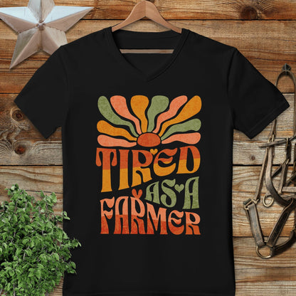 Tired As A Farmer V-neck