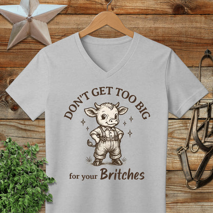 Too Big for Your Britches V-neck
