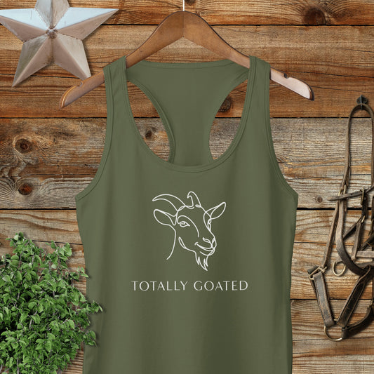 Totally Goated Racerback Tank