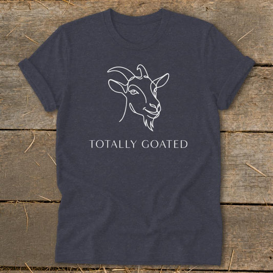 Totally Goated Softstyle Tee - Heather Navy