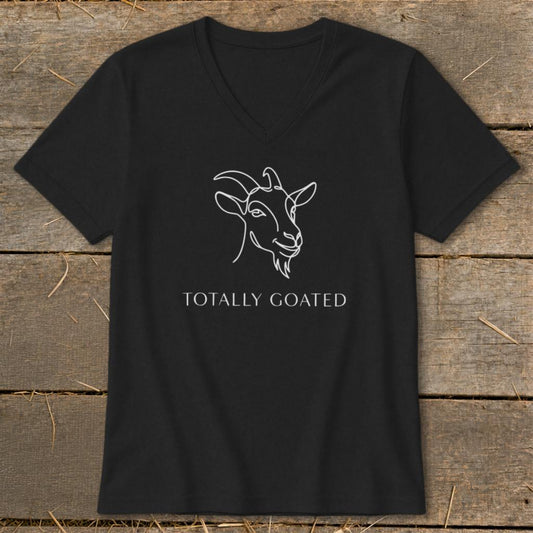 Totally Goated V-neck - Black