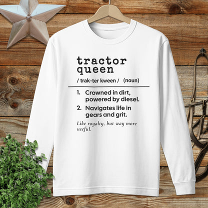 Tractor Queen Definition Long Sleeve Tee