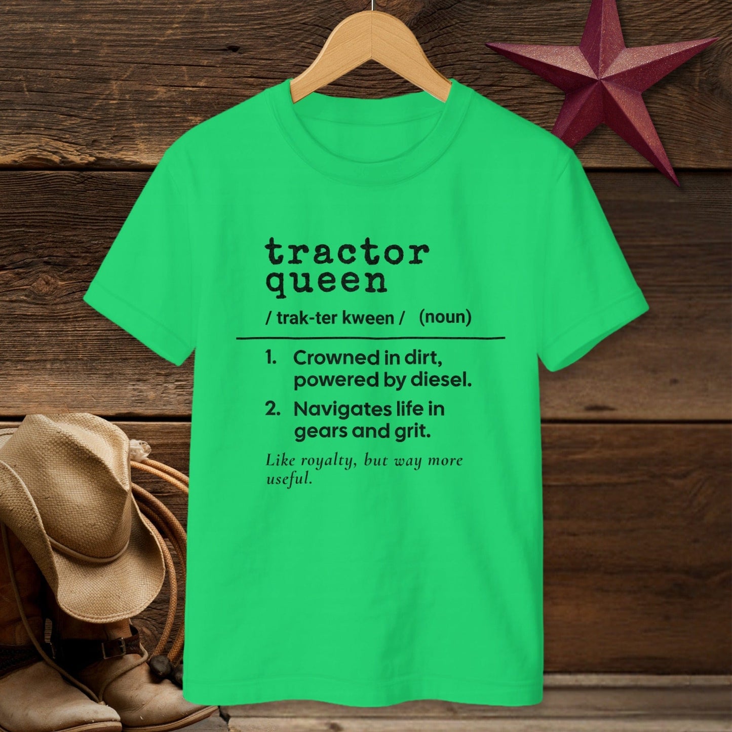 Tractor Queen Definition T-Shirt (Youth)