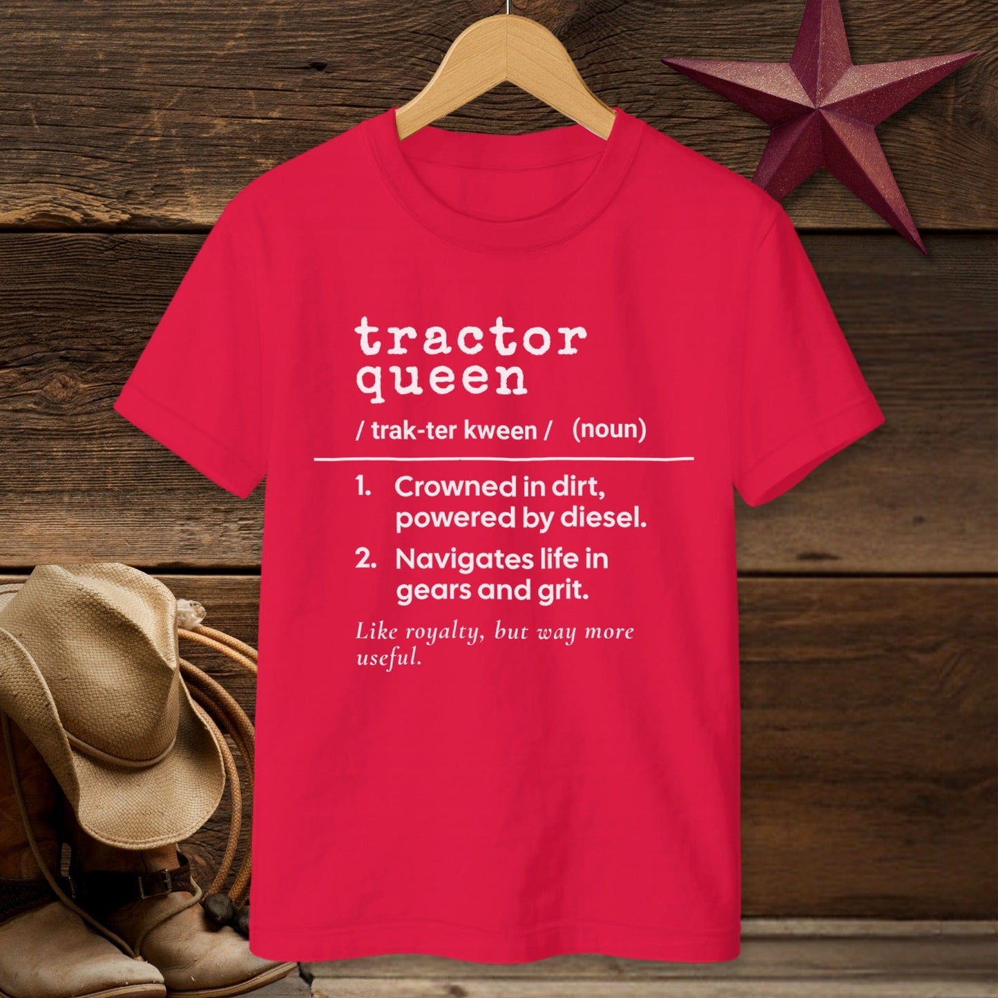 Tractor Queen Definition T-shirt (Youth)
