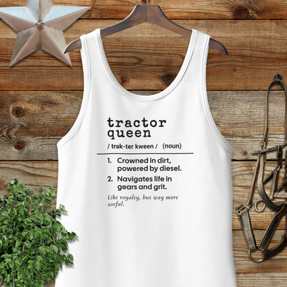 Tractor Queen Definition Tank Top