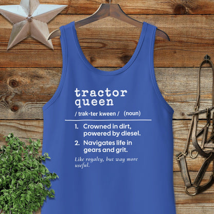 Tractor Queen Definition Tank Top