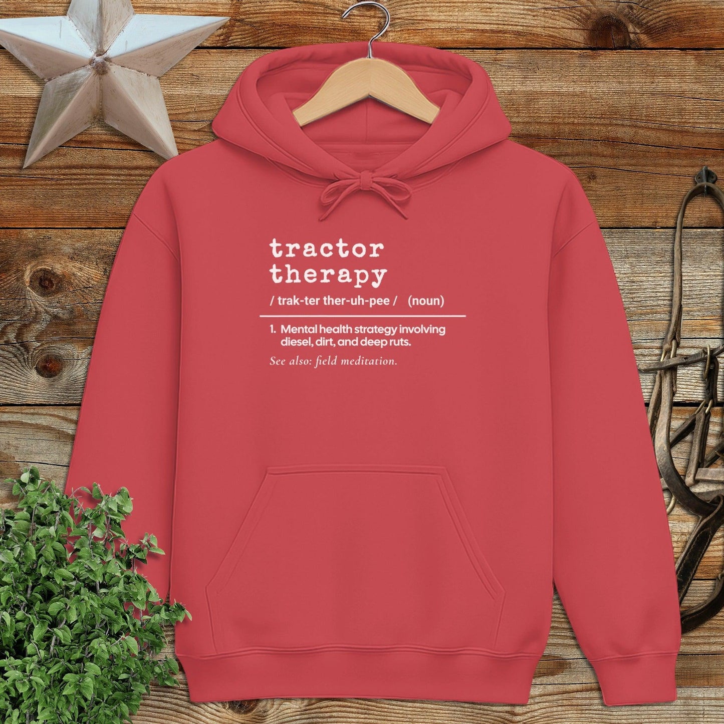 Tractor Therapy Definition Hoodie