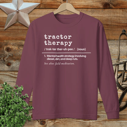 Tractor Therapy Definition Long Sleeve Tee