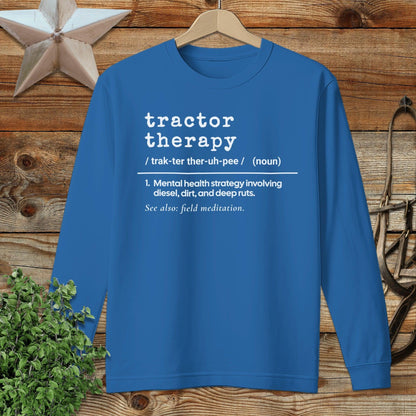 Tractor Therapy Definition Long Sleeve Tee