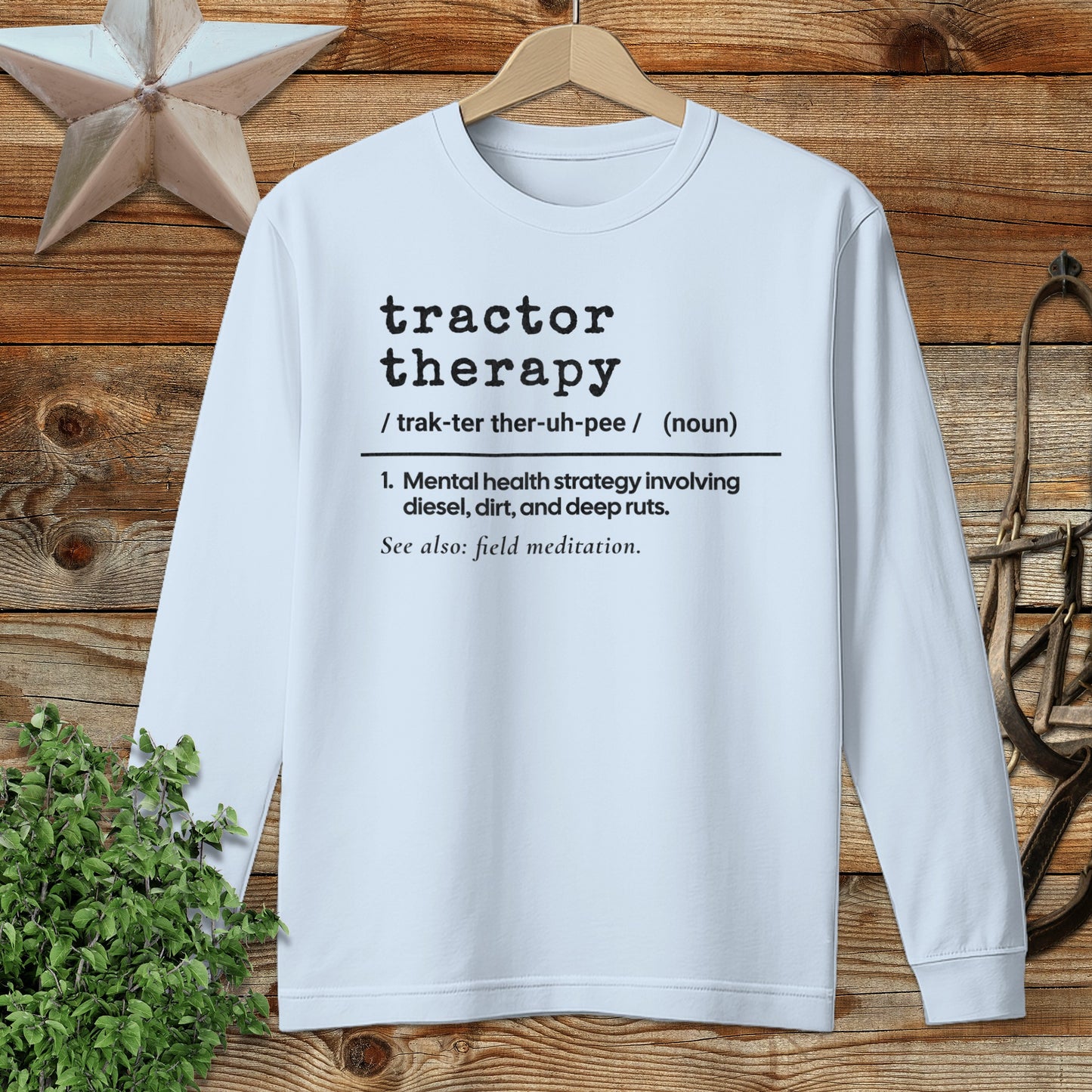 Tractor Therapy Definition Long Sleeve Tee