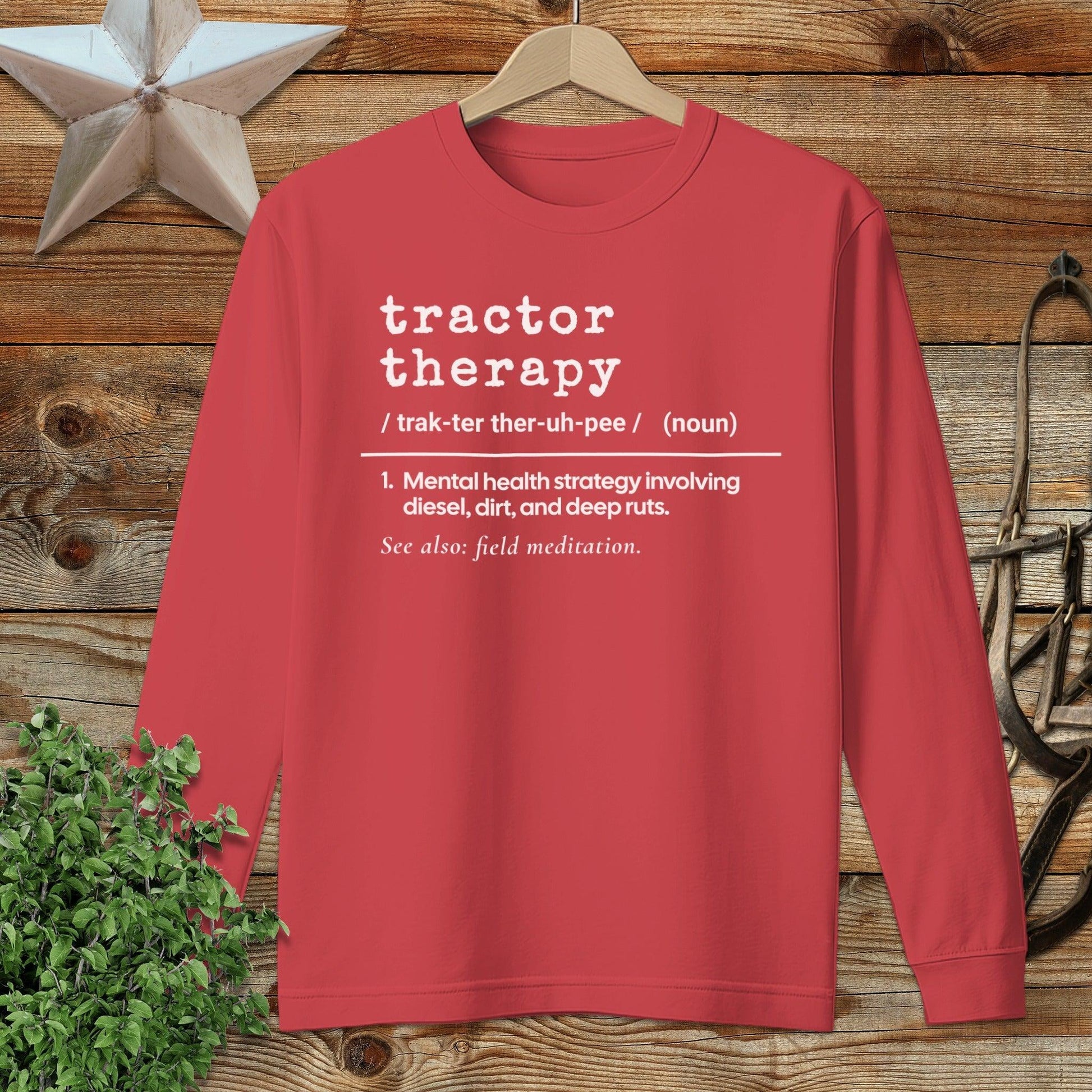 Tractor Therapy Definition Long Sleeve Tee