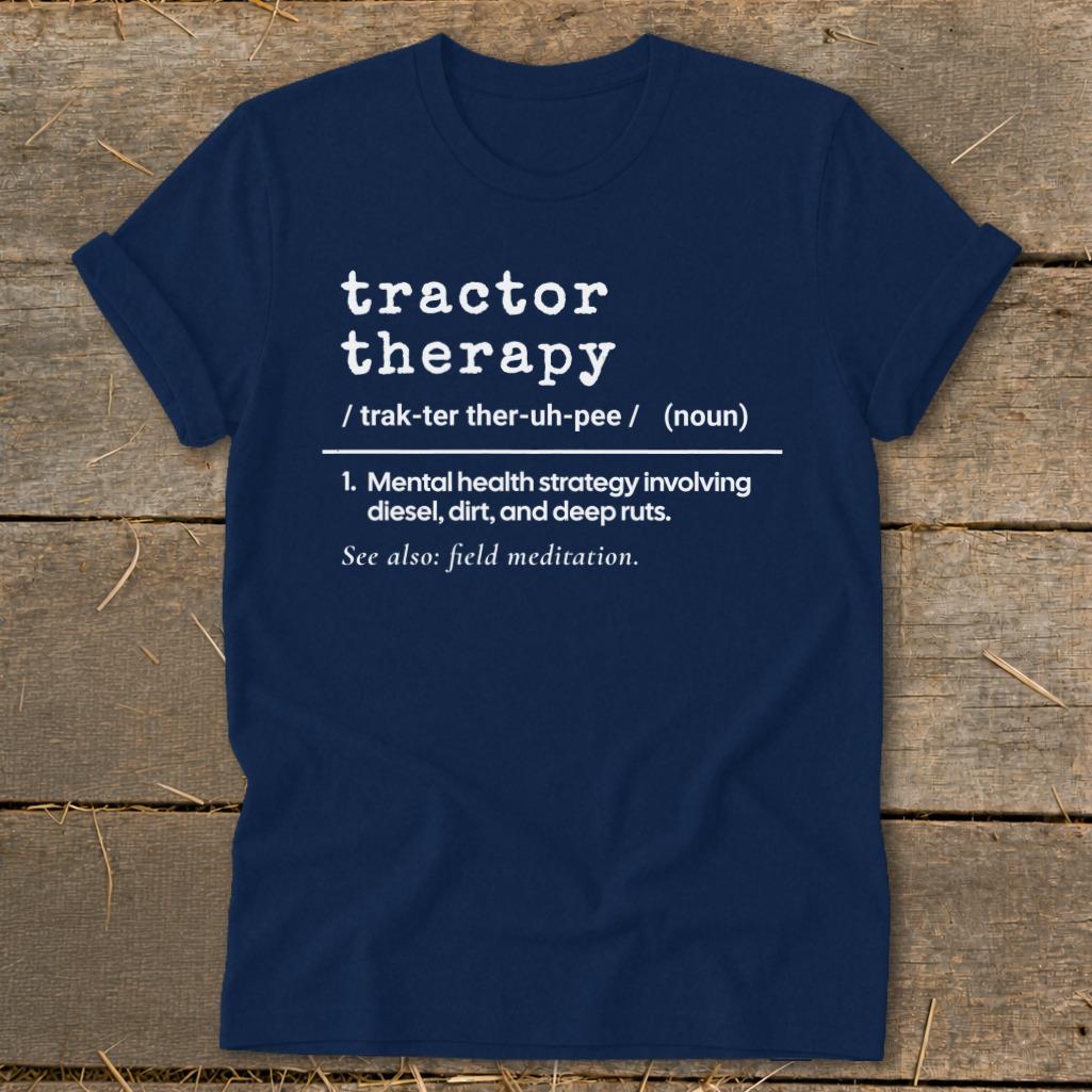 Tractor Therapy Definition Softstyle Tee
