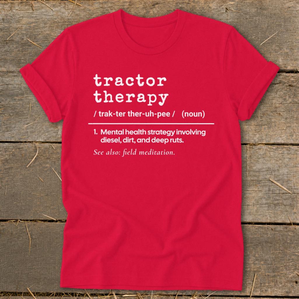 Tractor Therapy Definition Softstyle Tee