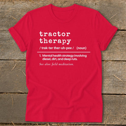 Tractor Therapy Definition Softstyle Tee