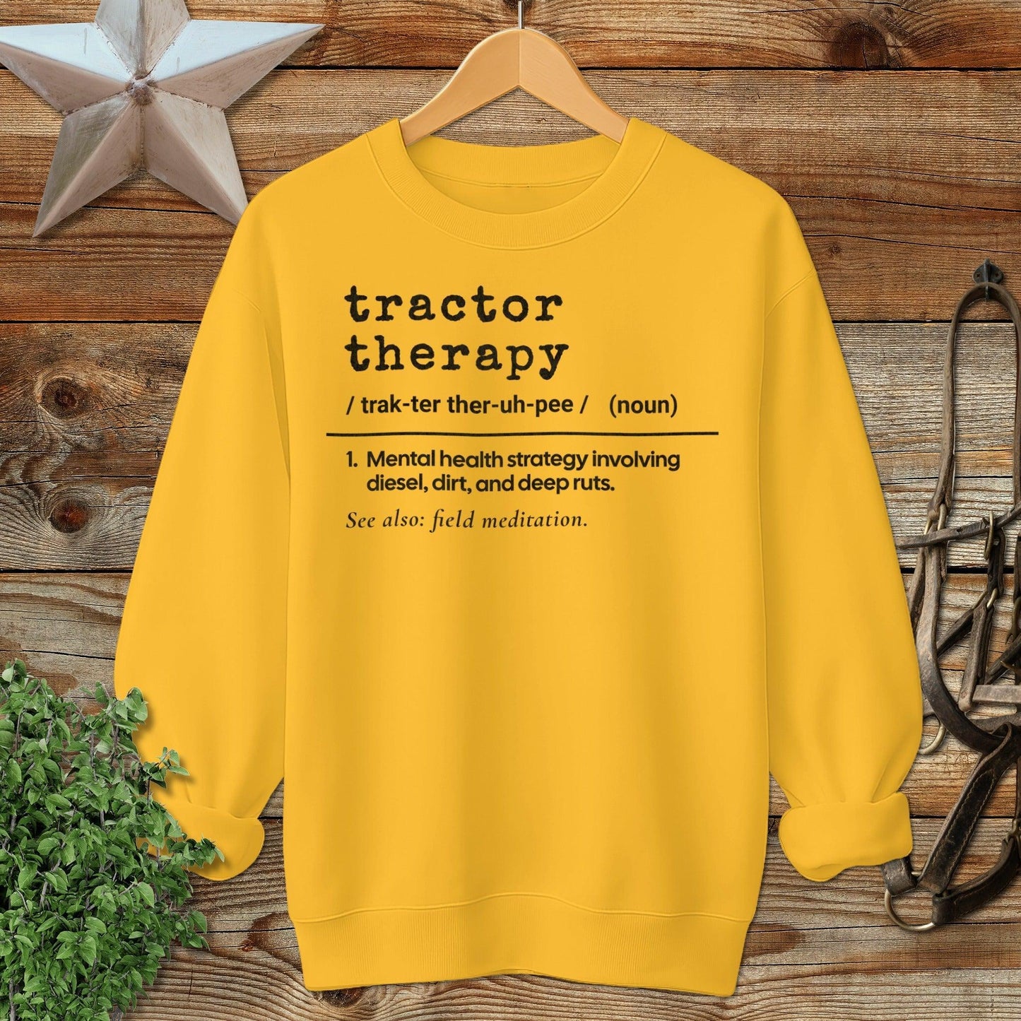 Tractor Therapy Definition Sweatshirt