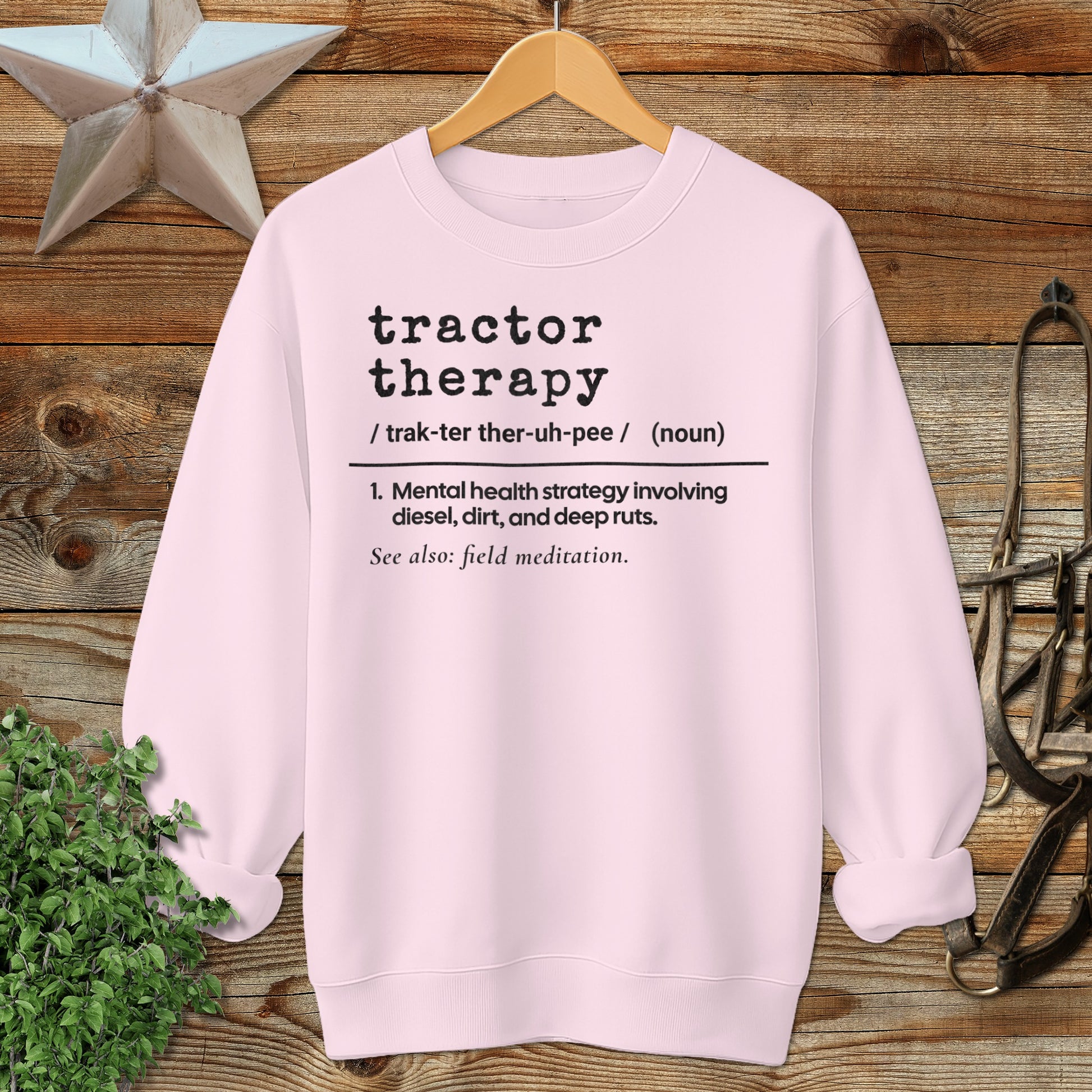 Tractor Therapy Definition Sweatshirt