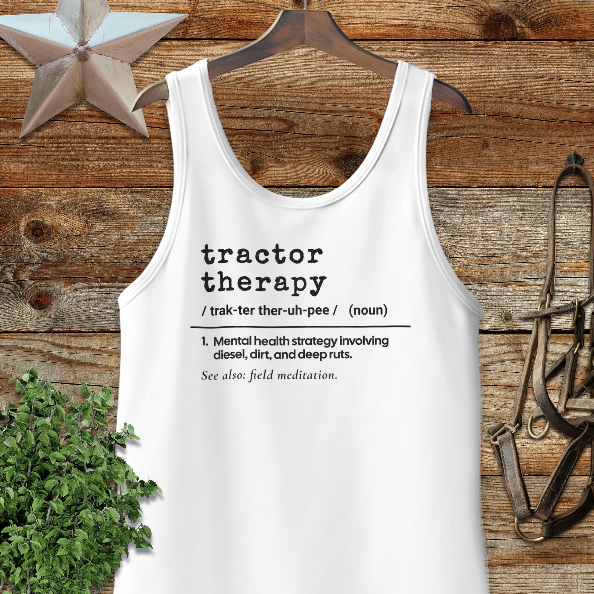 Tractor Therapy Definition Tank Top
