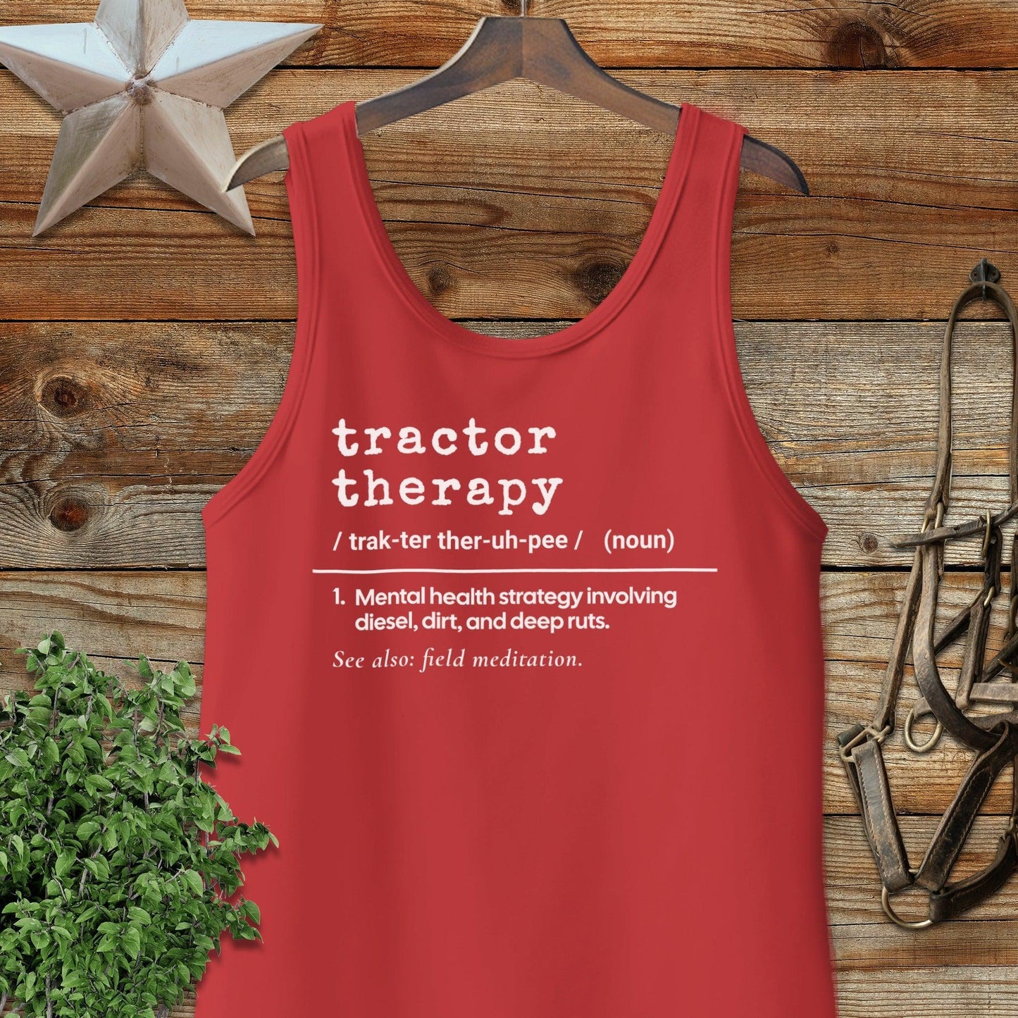 Tractor Therapy Definition Tank Top