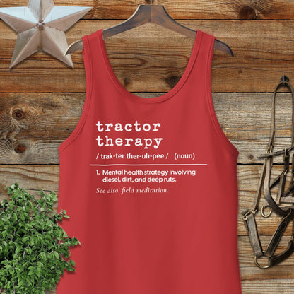 Tractor Therapy Definition Tank Top