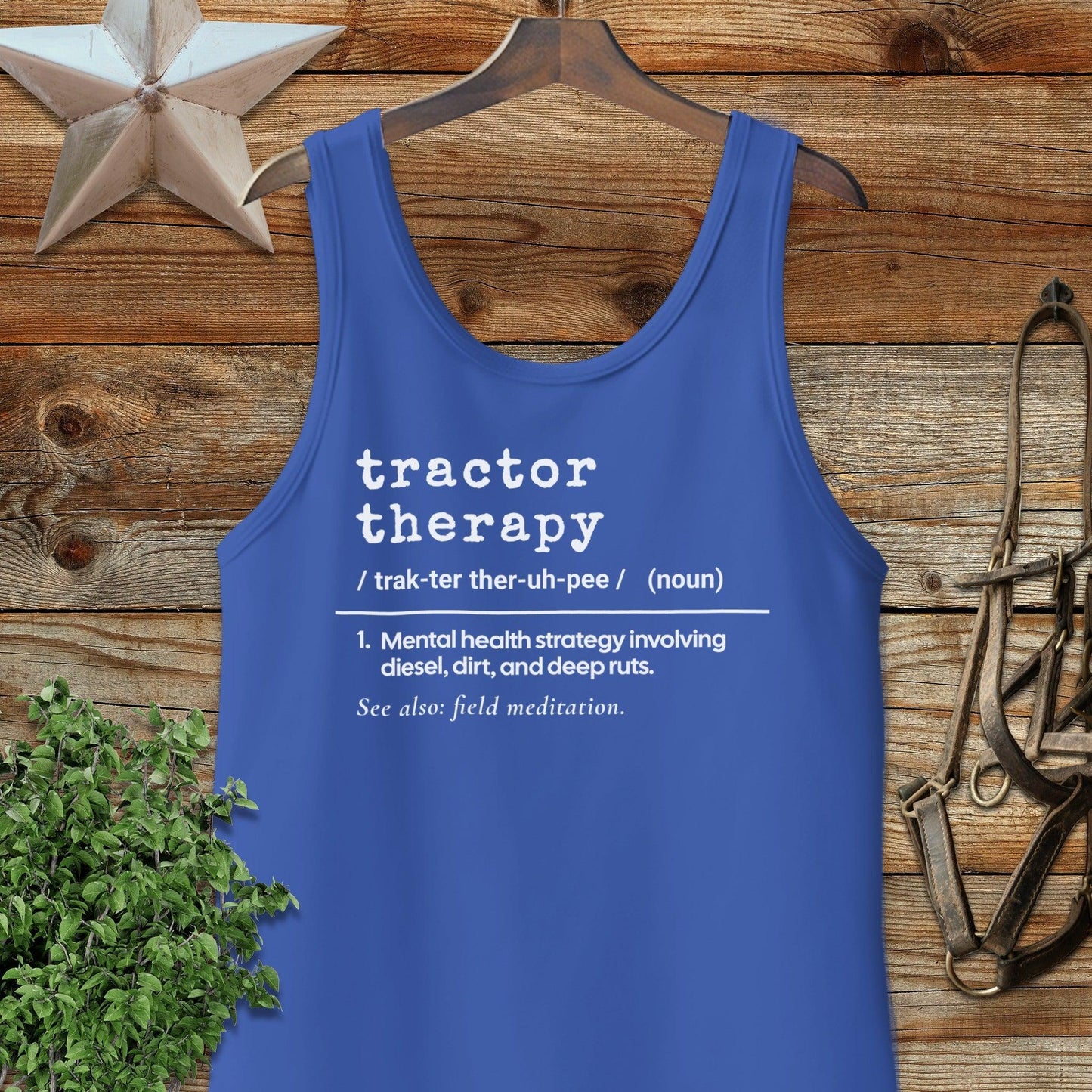 Tractor Therapy Definition Tank Top