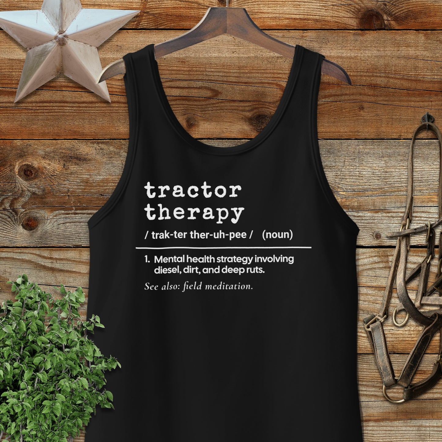 Tractor Therapy Definition Tank Top