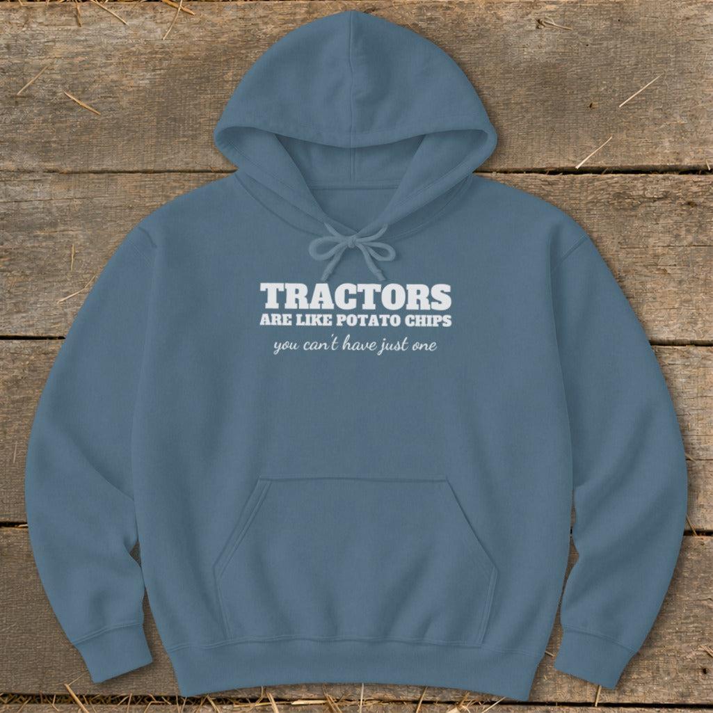 Tractors Are Like Potato Chips Hoodie