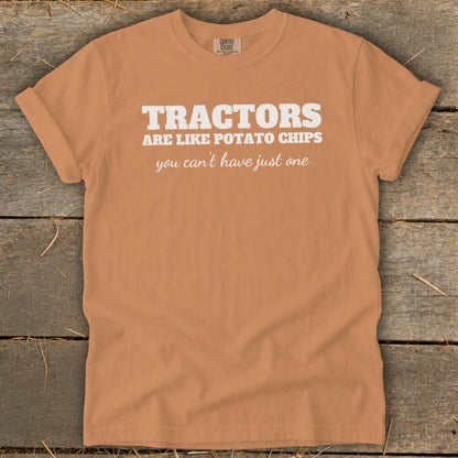Tractors Are Like Potato Chips Signature Tee