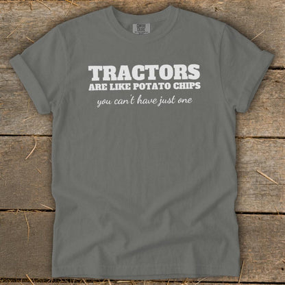 Tractors Are Like Potato Chips Signature Tee