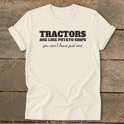 Tractors Are Like Potato Chips Softstyle Tee