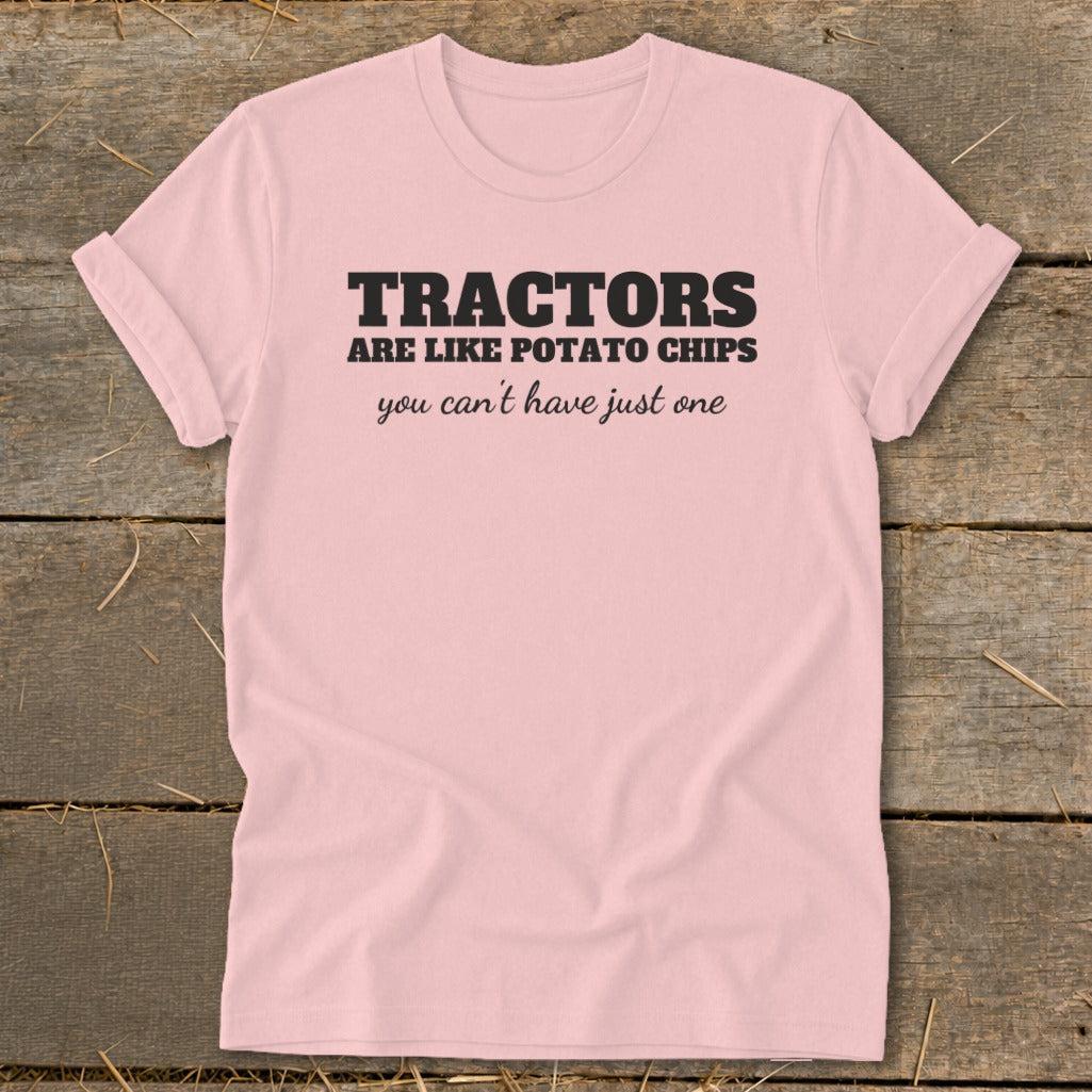 Tractors Are Like Potato Chips Softstyle Tee